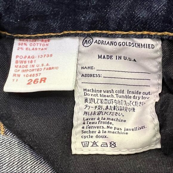 AG ADRIANO Goldschmied The Jessie Curvy Boot Fit Stretch Denim Jeans - Picture 9 of 9